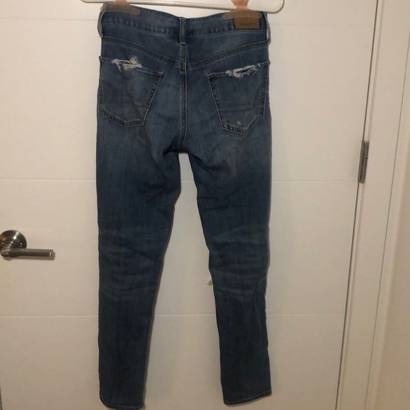 American Eagle Girlfriend Ripped Jeans - Picture 2 of 2